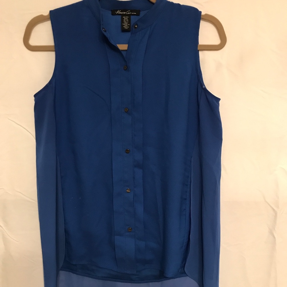 Royal Blue Blouse